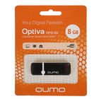 Флешка Qumo Optiva 02, 8 Гб, USB2.0, чт до 25 Мб/с, зап до 15 Мб/с, черная - Фото 3