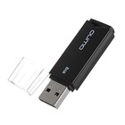 Флешка Qumo Tropic, 8 Гб, USB2.0, чт до 25 Мб/с, зап до 15 Мб/с, черная - Фото 2