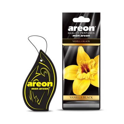 Ароматизатор на зеркало Areon Mon vanilla black 704-043-331