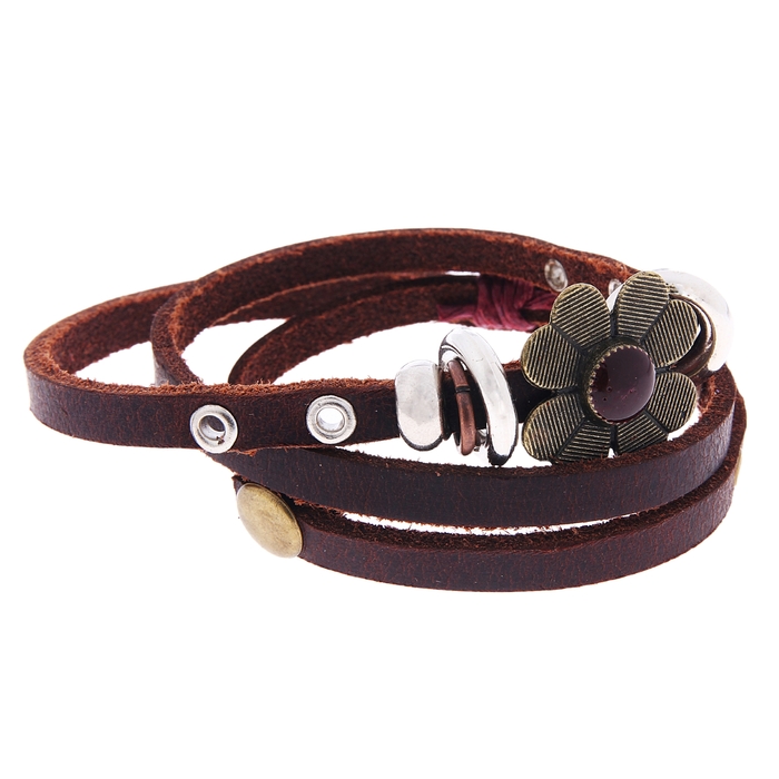 Браслет «Этника», цвет коричневый - Фото 1