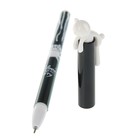 Ручка гелевая со стираемыми чернилами Mazari Roof, пишущий узел 0.5 мм, сменный стержень, чернила синие, ЦЕНА ЗА 1ШТ! (комплект 12 шт) - фото 24364368