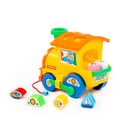 Игрушка-каталка с сортером «Занимательный паровоз» - Фото 3