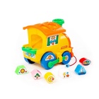 Игрушка-каталка с сортером «Занимательный паровоз» - Фото 4