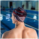 Шапочка для плавания взрослая ONLYTOP, текстиль, обхват 54-60 см - Фото 5