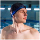 Шапочка для плавания взрослая ONLYTOP Power Swimming, тканевая, обхват 54-60 см - фото 8395703