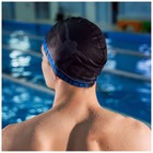 Шапочка для плавания взрослая ONLYTOP Power Swimming, тканевая, обхват 54-60 см - фото 8395704