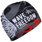 Шапочка для плавания взрослая, тканевая, обхват 54-60 см - Фото 3