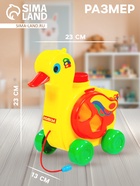 Игрушка-каталка с сортером «Уточка-несушка» - Фото 2