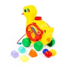 Игрушка-каталка с сортером «Уточка-несушка» 486714 Игрушка-каталка с сортером «Уточка-несушка» 486714