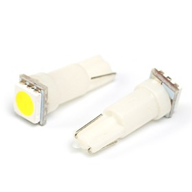 Лампа светодиодная KS, Т5, W2.0-4.6d, 12 В, белая, 1 SMD 5050, б/цокольная малая