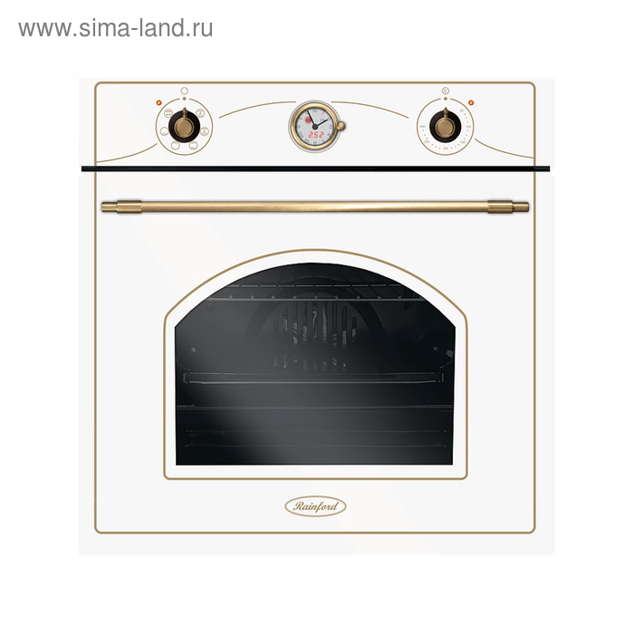 Духовой шкаф Rainford RBO-3616 R White, 66 л, 6 режимов, белый - Фото 1