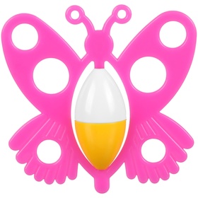 Погремушка «Бабочка», цвет МИКС, Аэлита