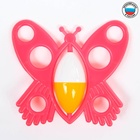 Погремушка «Бабочка», цвет МИКС, Аэлита - фото 3785556