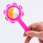 Погремушка «Цветок», цвет МИКС, Аэлита - фото 25310606