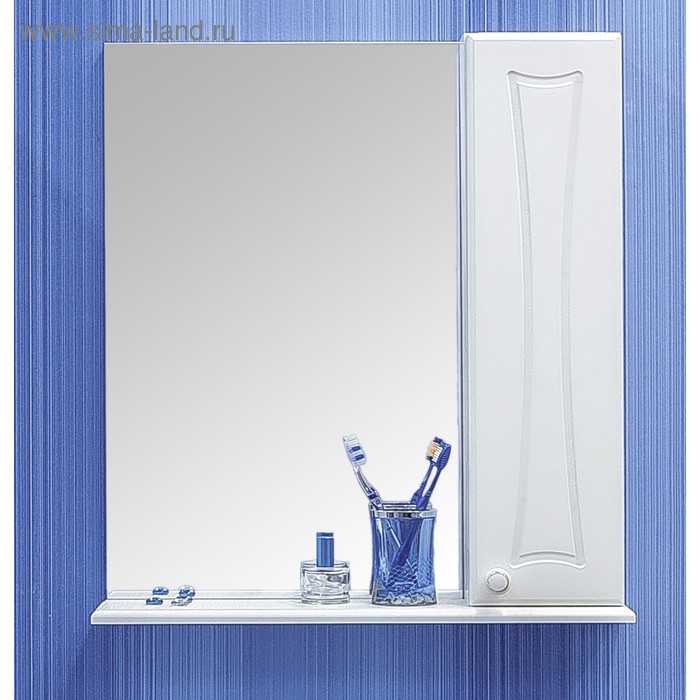 Шкаф-зеркало "Карина 50", правый, 14 х 51 х 70 см - Фото 1