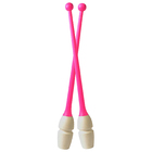 Булавы гимнастические сборные Pastorelli MASHA FIG, длина 40,5 см, цвет белый/розовый - фото 2055174