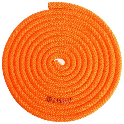 Скакалка гимнастическая Pastorelli New Orleans FIG, длина 2,9-3 м, цвет оранжевый/флуоресцентный