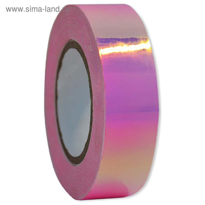 Обмотка лазерная LASER, длина 11 м, ширина 1,9 см, цвет розовый/фиолетовый - Фото 1
