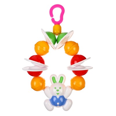 Подвеска - погремушка «Солнечный зайчик» на кроватку, коляску, МИКС, Аэлита