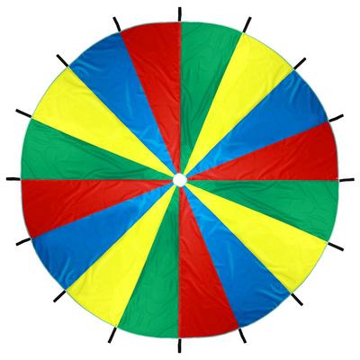 Парашют 16 секторов, 4 цвета, d=3 м, цвета МИКС