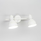 Светильник «Аврора», 2x60Вт Е14, белый 32x20x12 см - Фото 1