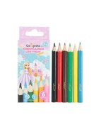 Карандаши Calligrata «Принцесса», цветные, 6 цветов, деревянные, шестигранные, мини - Фото 5