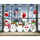 Набор для декора окон «Весёлые снеговики», 21 × 29,7 см - Фото 2