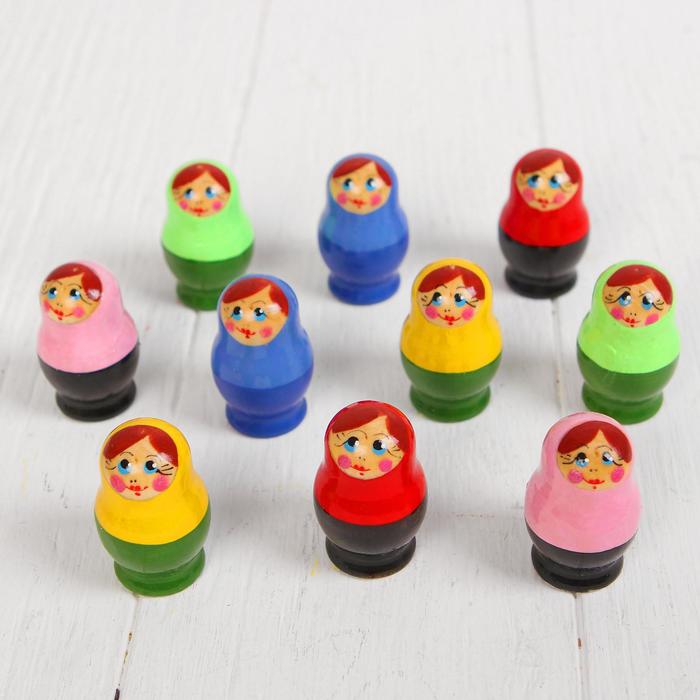 Счётный материал «Матрёшки», набор 10 шт. - Фото 1