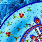 Ляган узбекский Риштанская Керамика «Жар-птица», d=37 см, разноцветный - Фото 4