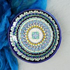 Тарелка узбекская Риштанская Керамика «Узоры», d=20 см, синяя, узор МИКС - Фото 8