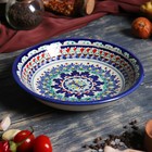 Тарелка узбекская Риштанская Керамика «Узоры», d=20 см, синяя, узор МИКС - Фото 9
