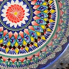 Ляган Риштанская Керамика "Узоры", 25 см, синий - Фото 3