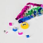 Хлопушка пневматическая «Смайлы», фанты, серпантин, фольга, 30 см - фото 23294706