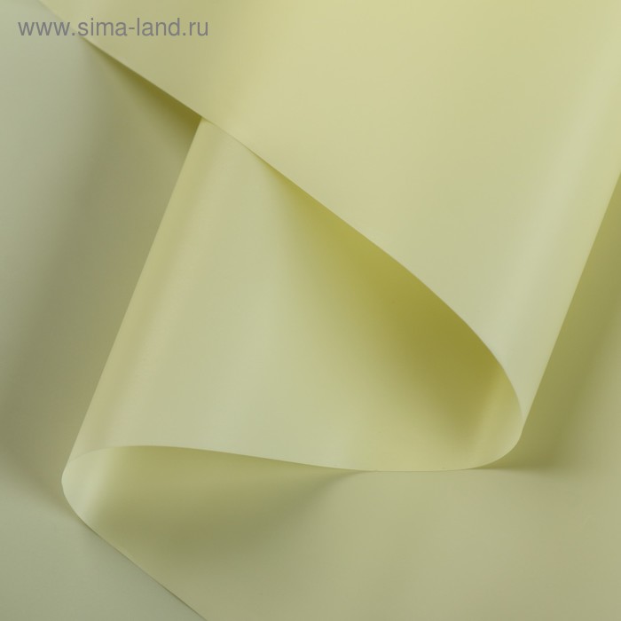 Пленка для цветов матовая "Нуар", слоновая кость, 0,5 х 10 м