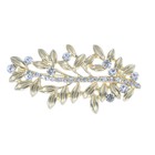 Брошь «Листья» сияние, цвет золото - Фото 1