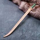 Сувенирное деревянное оружие "Сабля воеводы", массив бука, 65 см, микс - фото 8691354