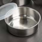 УЦЕНКА Набор салатников 5 шт с крышками d=18/16/14/12/10 см - Фото 3