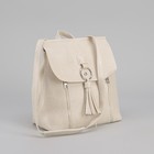 Рюкзак молодёжный, отдел на молнии, с расширением, 2 наружных кармана, цвет бежевый - Фото 6