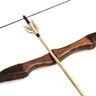 Сувенирное деревянное оружие "Лук спортивный", подростковый, коричневый, массив ясеня, 120 см - Фото 3