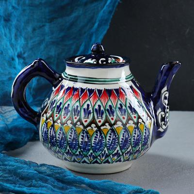 Чайник заварочный Риштанская Керамика «Узоры», 1.6 л, МИКС