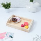 Поднос деревянный для завтрака, 30×20×7 см - Фото 1