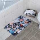 Коврик для ванной и туалета Доляна «Ракушки на камушках», 45×75 см - Фото 7