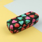 Футляр для очков "Клубничка", отдел, цвет чёрный - Фото 2