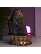 Фонтан настольный с подсветкой «Хотей в арке с водопадом», от сети, 28.5×20×20 см 3483965