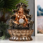 Фонтан настольный «Шива у скалы с водопадом», с подсветкой, 42×28×28 см - Фото 4