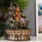 Фонтан настольный «Шива у скалы с водопадом», с подсветкой, 42×28×28 см - Фото 6