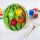 Стучалка-сортер «Арбуз», с молотком - Фото 1