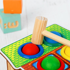 Стучалка-сортер «Дом», с молотком, МИКС - Фото 3