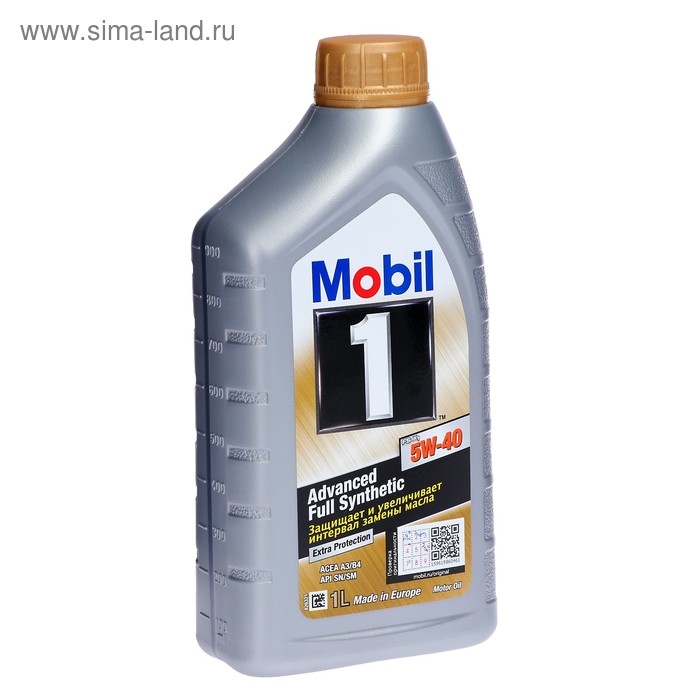 Моторное масло Mobil 1 FS X1 5w-40, 1 л - Фото 1