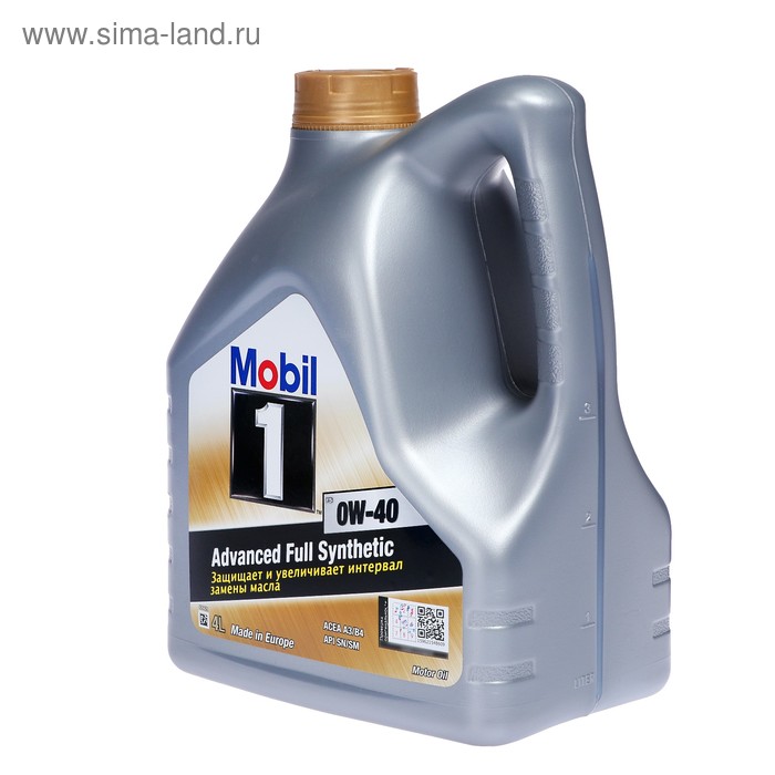 Моторное масло Mobil 1 FS 0w-40, 4 л - Фото 1